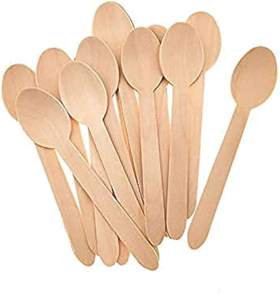 Wooden spoon (100 pcs pkt) 160 mm