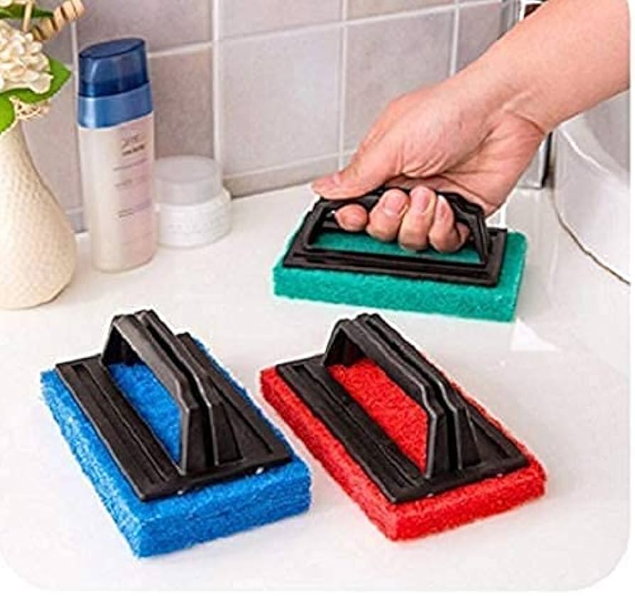 Plastic tile brush